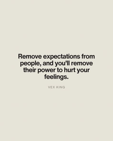 We all have expectations, which are often unconscious and shaped by lack or fear. But in personal relationships, it’s healthier to replace them with conscious non-negotiables.⁣ ⁣ Expectations are often personal, unspoken “should haves” that lead to disappointment when unmet. Non-negotiables are essential “must haves” that we communicate clearly and directly to ensure you align on what it takes to sustain and grow a healthy relationship.⁣ ⁣ For example, rather than expecting a partner to alway... Unspoken Expectations Are Premeditated Resentments, Zero Expectations Quotes, Life Tweets, Vex King, Expectation Quotes, No Expectations, Emotional Needs, Healthy Quotes, A Healthy Relationship