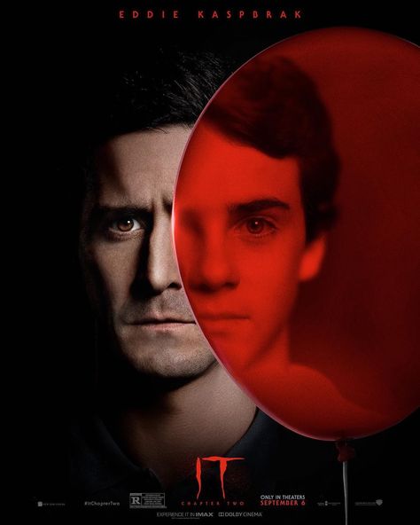 Official poster for IT Chapter 2 (featuring Jack Dylan Grazer as young Eddie Kaspbrak and James Ransone as adult Eddie) Es Pennywise, Eddie Kaspbrak, It Chapter 2, It Chapter Two, Jay Ryan, Bill Hader, Film Horror, Bill Skarsgard, Horror Movie Art