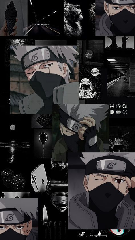 Kakashi Black Background, Naruto Wallpaper Black Background, Kakashi Hatake Aesthetic Wallpaper, Naruto Kakashi Wallpapers, Kakashi Sensei Wallpapers, Kakashi Background, Kakashi Wallpaper Aesthetic, Naruto Asthetic, Kakashi Aesthetic