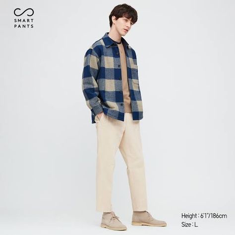 Ankle Pants Outfit Men, Uniqlo Men Outfit, Ankle Pants Outfit, Trousers Outfit Men, Uniqlo Outfit, Uniqlo Style, Ankle Length Trousers, Kpop Fashion Men, Pants Outfit Men