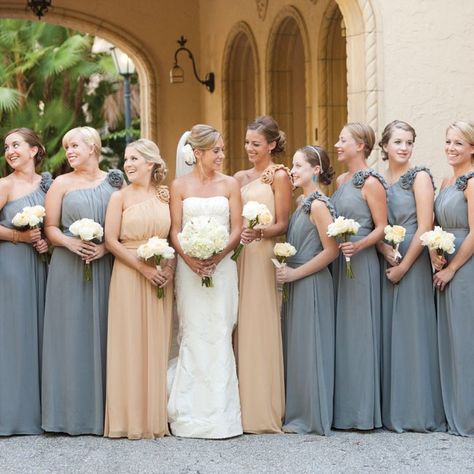 photo by: Justin DeMutiis Photography, Tampa, FL // Event Planning: Stonehouse Events // Location: The Powel Crosley Estate Bridesmaid Looks: After Six, Dessy.com Bridesmaid Dresses Chiffon, Maid Of Honour Dresses, Chiffon Bridesmaid Dresses, Dresses Chiffon, Sarasota Fl, Bridesmaid Flowers, Long Bridesmaid Dresses, Evening Party Dress, Chiffon Bridesmaid