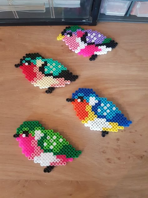 Hama Beads Animals, Melty Bead Designs, Melt Beads Patterns, Christmas Perler Beads, Easy Perler Bead Patterns, Perler Creations, Easy Perler Beads Ideas, Hama Beads Design, Perler Crafts