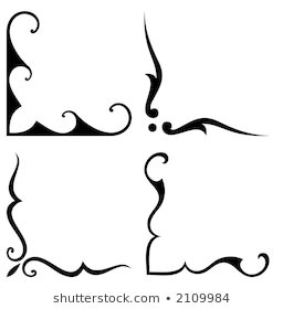 Corner Scroll Design, Corner Patterns Drawing, Cool Boarders Design, Project File Decoration, Corner Drawing, Plywood Plank Flooring, Flourish Border, Fairy Journal, Typography Drawing