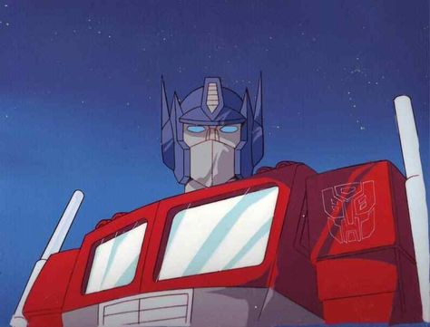 Optimus Prime from the original Transformers cartoon. Transformers Cartoon, Optimus Prime G1, Optimus Prime Art, Optimus Prime Wallpaper, Transformers Fanart, Original Transformers, Transformers Starscream, Cartoons 80s 90s, Transformers Universe