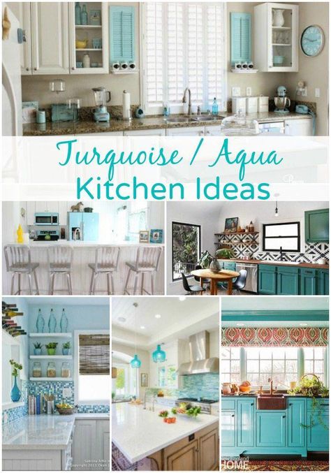 Exceptional "kitchen ideas modern" info is readily available on our site. Check it out and you will not be sorry you did. #kitchenideasmodern Aqua Kitchen Decor, Turquoise Kitchen Decor, Aqua Kitchen, Turquoise Kitchen, Teal Kitchen, Kitchen Manufacturers, White Kitchen Decor, Kitchen Decor Apartment, Kitchen Decor Themes