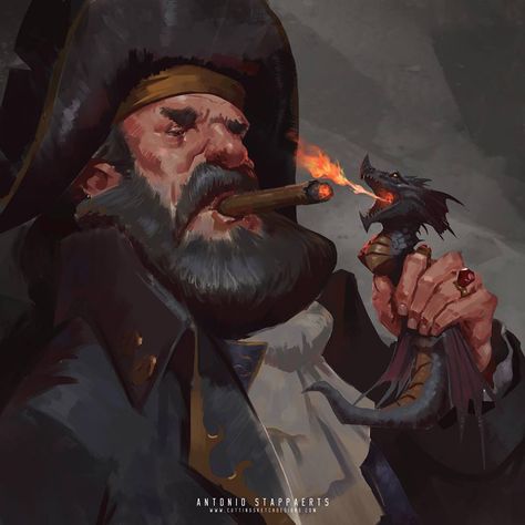 Tiny Dragon, Pirate Art, Dungeons And Dragons Characters, Dnd Art, D&d Dungeons And Dragons, A Dragon, Medieval Fantasy, Dnd Characters, Fantasy Artwork