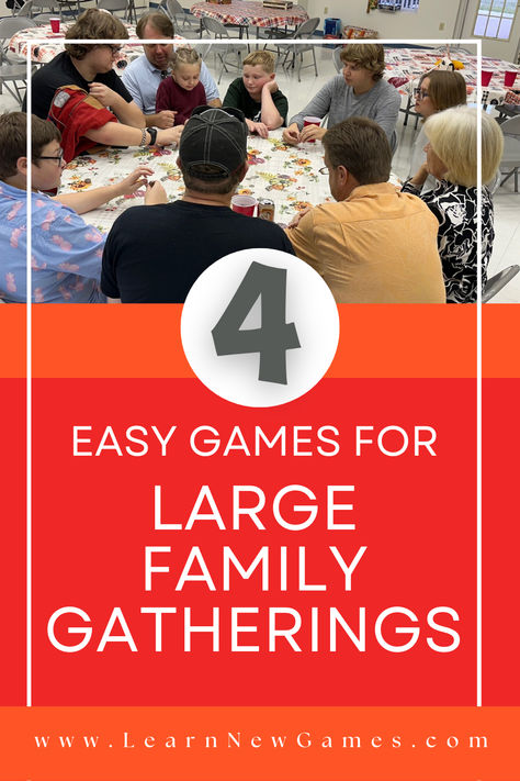 4 fun games to play in large groups that almost any age can play! Funny Card Games, Games To Play Inside, Games For Big Groups, Party Board Games, Indoor Group Games, Christmas Party Fun, Party Games Group, Rainy Day Games, Meeting Games