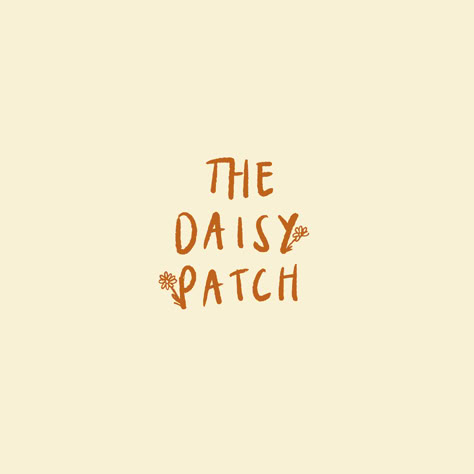 A hand drawn logo always adds so much character and this one definitely did exactly that🤩  We had a lot of fun illustrating the custom typography for this gardening club branding! Hand Drawn Logos, Hand Written Logo, Artsy Logo, Hand Drawn Branding, Organic Illustration, Daisy Logo, Whimsical Branding, Illustrated Logo, Gardening Club