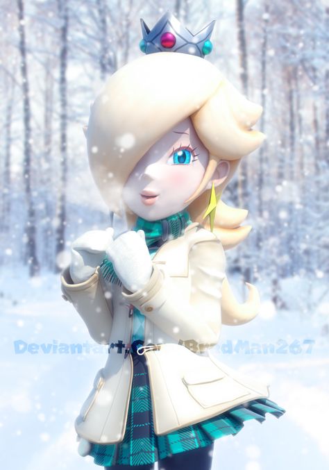 Rosalina: Winter Wonders by BradMan267 Super Mario Rosalina, Rosalina Pfp, Mario Rosalina, Harmonie Mario, Lusamine Pokemon, Princess Rosalina, Mario Comics, Super Mario Princess, Super Princess