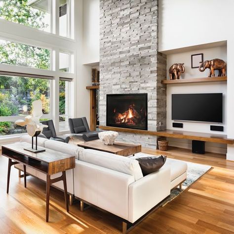 Fireplace ideas with tv