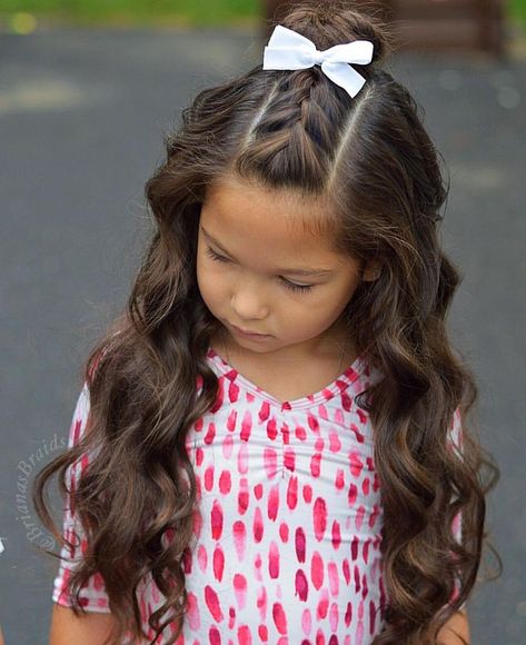 Try these Beautiful Hairstyles For kids. Explore them now Girls Hairdos, Picture Day Hair, Girly Hairstyles, Easy Little Girl Hairstyles, Girl Hair Dos, Girls Hairstyles Easy, Hairstyles For Girls, Toddler Hairstyles Girl