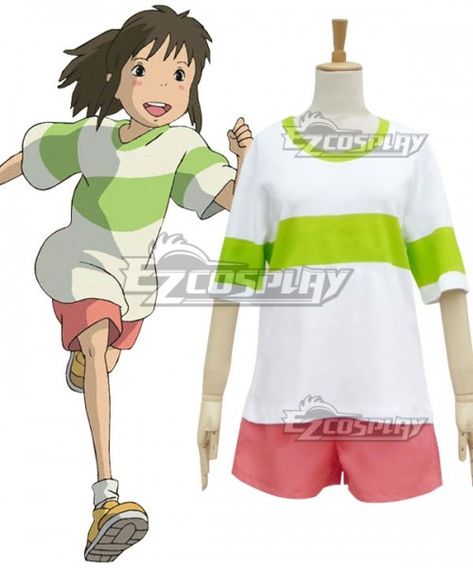 Hayao Miyazaki Sen to Chihiro no Kamikakushi Spirited Away Ogino Chihiro Cosplay Costume #Sen, #Chihiro, #Hayao Chihiro Costume, Chihiro Cosplay, Pretty Halloween Costumes, Cosplay Accessories, Cosplay Tips, Hayao Miyazaki, Miyazaki, Machine Knitting, Studio Ghibli