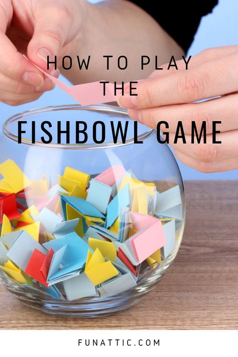 Are you interested in learning how to play the Fishbowl Game with your friends and family? If so, this article is a great place to get started. Here we will give you a step-by-step guide on how to play the Fishbowl Game. Check it out! #HowToPlayFishbowlGameRules #HowToPlayFishbowlGameKids Fish Bowl Game, Fishbowl Game, Fun Games For Adults, Minute To Win It Games, Christmas Games For Family, Family Party Games, Bows Diy, Family Fun Games, Fun Party Games