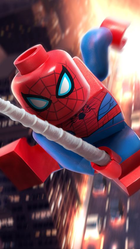 Lego Spider Man, Lego Spider, Lego Poster, Lego Spiderman, All Spiderman, Lego Wallpaper, Whatsapp Wallpapers Hd, Lego Marvel Super Heroes, Lego Super Heroes