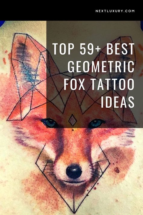 Mens Fox Tattoo, Fox Face Tattoo, Fox Tattoo Men, Origami Fox Tattoo, Geometric Fox Tattoo, Fox Symbol Tattoo, Fox Geometric Tattoo, Fox Tattoo Ideas, Geometric Fox Tattoo Design