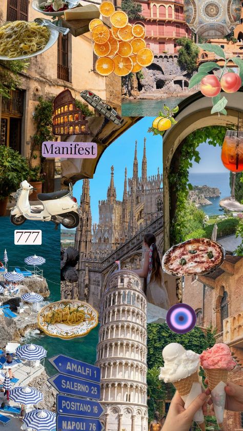 Italy Girls Trip Aesthetic, Europe Girls Trip, Italy Trip Aesthetic, Europe Vision Board, Italy Vision Board, Italy Girls Trip, Manifesting Wallpaper, Italy Project, Italy Lifestyle