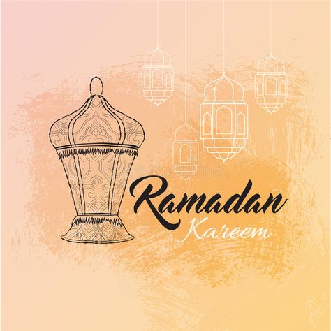 Ramadan Mubarak Aesthetic, Ramadan Mubarak Cards, Ramzan Mubarak Image, Month Illustration, Ramdan Mubarak, Islamic Backgrounds, Ramzan Kareem, Ramadan Karim, Cards Aesthetic