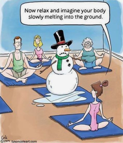 For the winter yogi's ⛄️ Funny yoga images Last Yogi Standing Yoga Jokes, Yoga Cartoon, Frases Yoga, Yoga Christmas, Yoga Story, Yoga Images, Yoga Illustration, Little Buddha, Norman Vincent Peale