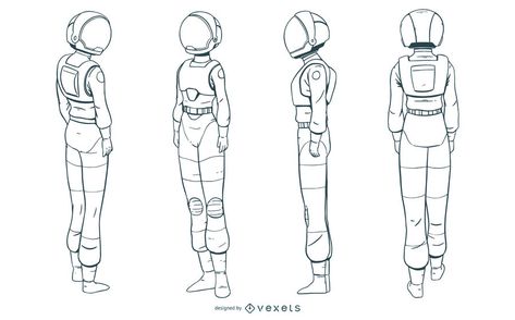 Astronaut woman hand drawn set #AD , #Aff, #sponsored, #woman, #set, #drawn, #Astronaut Astronaut Drawing, Base Anime, Woman Hand, Astronaut Art, Drawing Expressions, Drawing Set, Art Poses, Art Tutorials Drawing, Drawing Base