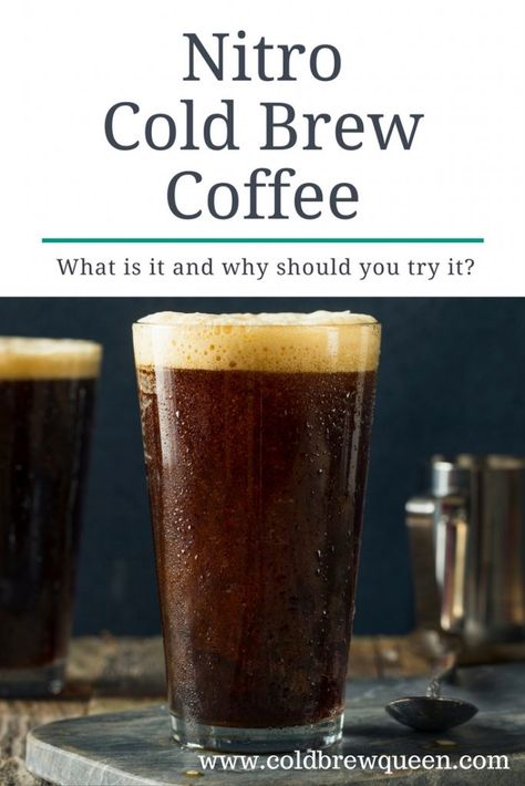 What is nitro cold brew and can you make it at home? #coldbrew #nitro coffee Home Cold Brew Coffee, At Home Cold Brew, Cafe Hot Chocolate, Cold Brew Drinks, Coffee Methods, Diy Cold Brew, Diy Cold Brew Coffee, Cold Brew Coffee At Home, Cold Brew Concentrate