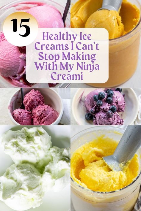 Ninja Creami Ice Cream Recipes Milk, Banana Ice Cream Ice Cream Maker, Nutribullet Ice Cream Recipes, Creami Healthy Recipe, Ninja Creami Yogurt Ice Cream Recipes, Ice Cream Vitamix Recipe, Healthy Ninja Cream Recipes, Blueberry Frozen Yogurt Ninja Creami, Creami Recipes Dairy Free