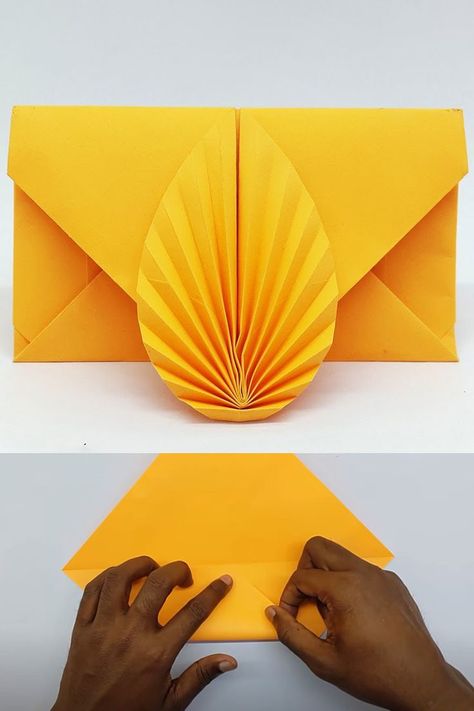 Today we make a beautiful paper envelope. It's easy origami. DIY Origami Envelope easy tutorial. #Envelope #Origami #DIY Envelope Diy A4 Paper, Paper Crafts Diy Origami, Origami Envelope Easy, Envelope Origami, Envelope Template Printable, Envelope Tutorial, Envelope Making, Origami Envelope, Letter Envelope