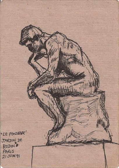 Sculpture Art Sketch, Sculptures To Draw, Thinker Statue Tattoo, Statue Drawing Sketch Easy, Ancient Sculpture Drawing, Ancient Art Drawing, Drawing Of Sculpture, Philosophy Drawing Art, Philosophy Sketch