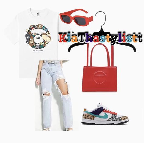 Safari Mix Dunks Outfit Ideas, Outfits With Safari Dunks, Safari Dunks Outfit, Safari Dunks, Dunks Fit, Cute Dope Outfits, Hbcu Fashion, Dunks Outfit, Fly Outfit