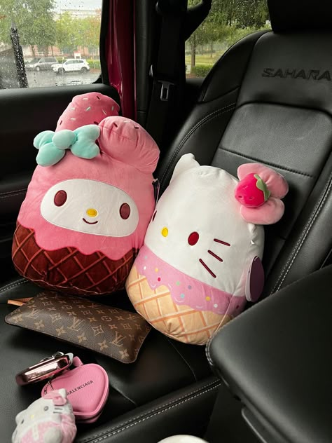 Paznokcie Hello Kitty, Hello Kitty Car, Hello Kitty Gifts, Hello Kitty Rooms, Cute Squishies, Hello Kitty Aesthetic, Hello Kitty Accessories, Hello Kit, Hello Kitty My Melody