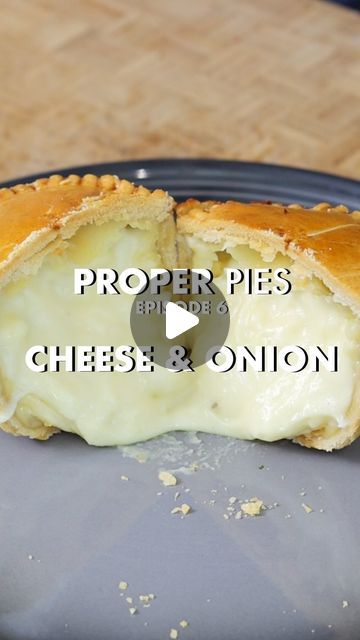 Jonny Marsh | Chef on Instagram: "Cheese and onion pie, a favourite of many but not of mine! It was probably the most requested pie for me to make so I had to include it in the series! 🧀 🧅 
 1 medium potato (about 200g) - peeled and cut into 1cm cubes 2 tbsp unsalted butter 1 large onion - peeled and finely sliced 2 tbsp plain flour 180 ml whole milk 50 ml double cream 150g mature/strong cheddar cheese - grated  1 tsp mustard powder 1 tsp salt 1 tsp freshly ground black pepper 1 egg - lightly whisked" Cheese And Onion Pie, Savoury Pies, Onion Pie, Mustard Powder, Double Cream, Pastry Tart, Savory Pie, British Food, Plain Flour