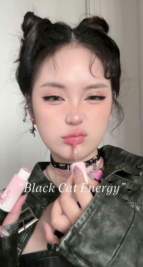 #fashion #aesthetic #icon #belleza #blackcat #maquillaje #makeupoftheday #makeup #makeuplover #makeupaddict #asianstreetstyle #koreanskincaretips #A #StepbyStep #a #for #Flawless #Trends #Makeup #Tutorial #Look #Mastering #Motivation #Ideas Bunny Eyes, Douyin Makeup Tutorial, Makeup Placement, Bunny Makeup, Classy Makeup, Black Energy, Soft Makeup Looks, Motivation Ideas, Latest Bridal Dresses