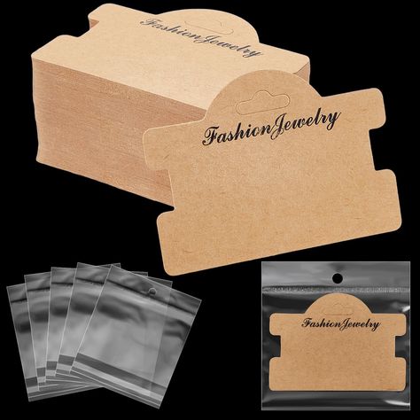 PRICES MAY VARY. Sufficient Quantity to Use: you will receive 100 bracelet display cards and 100 storage bags, which are suitable for showcasing your jewelry creations, you can easily keep your small items organized and professional looking Diverse Size to Decorate and Application: measuring approximately 3.94 x 2.83 inches/ 10 x 7.2 cm, and about 4.33 x 5.51 inches of the storage bags, the necklace packaging for small business is suitable for a range of jewelry sizes Various Functions in Daily Display Ideas For Jewelry, Packaging For Bracelets, Bracelet Displays For Craft Shows, Bracelet Display Ideas, Bracelet Display Cards, Bracelets Display, Necklace Cards, Bracelet Business, Selling Stuff