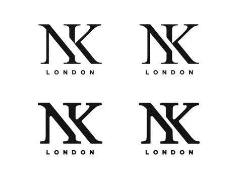 Dribbble - Nk Options by Joe White #logo #design #branding #identity #inspiration #brand #idea #modern #creative #simple #flat Logo Design Branding Simple, Surfboard Shapes, Initials Logo Design, Flyer Design Inspiration, Initials Logo, Cool Lettering, Fitness Logo, Letter Logo Design, Logo Fonts