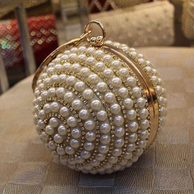 Pearl Clutch Bag, Wedding Party Bags, Beaded Clutch Purse, Beaded Clutch Bag, Pearl Clutch, Gold Purse, Bridal Purse, Beaded Evening Bags, Bridal Clutch