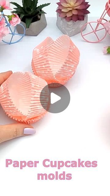 Crafts Diy Easy, Diy Easy Crafts, Cupcake Liner Flowers, Paper Petals, Paper Snowflake Patterns, Diy Steps, Paper Flowers Diy Easy, Flowers Craft, Easy Paper Flowers