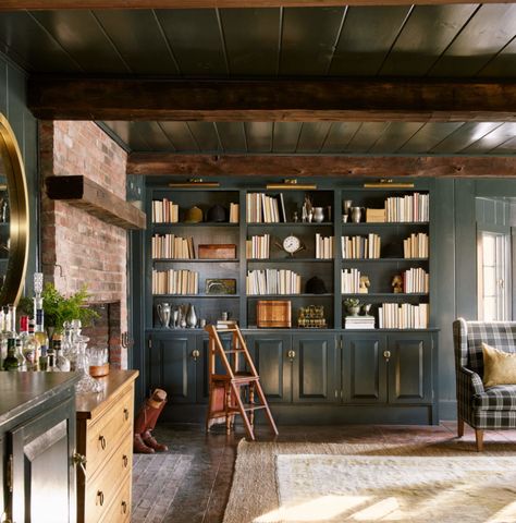 Farmhouse Fixer Jon Knight, Jonathan Knight Farmhouse Fixer, Dark Academia Farmhouse, Collected Home Style, Farmhouse Fixer Hgtv, European Country Kitchen, Kristina Crestin, Jon Knight, England Farmhouse