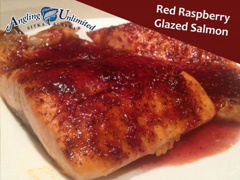 Raspberry Sauce For Fish, Salmon With Raspberry Sauce, Raspberry Salmon, February Recipes, Chicken Thights Recipes, Heart Healthy Recipes Low Sodium, Salmon Glaze Recipes, Sauce For Salmon, Alaskan Salmon