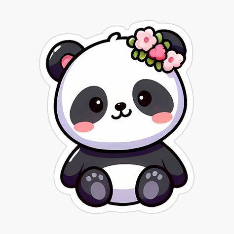 Cute Panda Stickers Printable, Kawaii Panda Drawing, Cute Panda Stickers, Vintage Labels Printables Free, Vintage Labels Printables, Birthday Scrapbook Layouts, Cute Panda Drawing, Panda Stickers, Smile Sticker