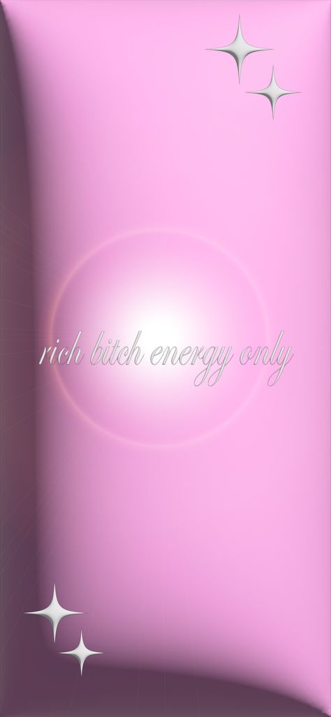 wallpaper pink stars Quotation, cute 3D rich bitch energy only wallpaper for woman tapeta na telefon cytat flara Wallpaper For Iphone 3d, Energy Wallpaper, Rich Energy, Only Wallpaper, Spirituality Affirmations, Wallpapers For Iphone, Wallpaper For Iphone, Personal Brand, Personal Branding