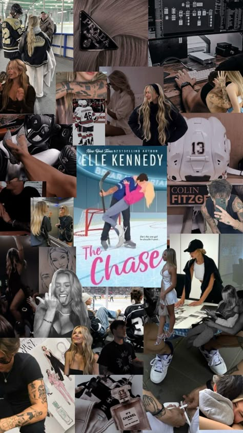 The Chase - Elle Kennedy #thechase #ellekennedy Sports Romance Books, Romcom Books, Book Hangover, Fiction Books Worth Reading, Book Reading Journal, Romance Series Books, Book Haul, Fantasy Books To Read, The Chase