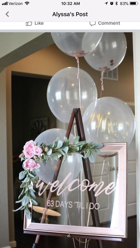 Fall Bridal Shower Food, Bridal Shower Decorations Diy, Bridal Shower Balloons, Simple Bridal Shower, Bridal Shower Inspo, Couples Bridal Shower, Bridal Shower Planning, Bride Shower, Wedding Shower Decorations