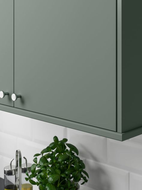 Bodarp Kitchen, Green Kitchen Cupboards, Homey Kitchen, Bodbyn Grey, Ikea Kitchen Planner, Kitchen Ikea, Kitchen Guide, Kitchen Planner, Urban Farmhouse