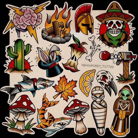 Old School Neo Traditional, American Traditional Tattoo Art Men, Small Traditional Flash Tattoo, American Traditional Tattoo Designs Men, Small Neo Traditional Tattoo Flash Art, American Traditional Aesthetic, Viking Traditional Tattoo, American Traditional Artwork, Working Class Tattoo Traditional