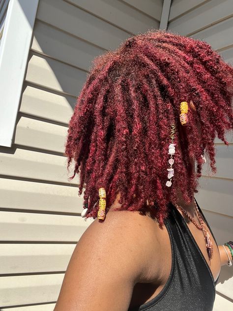 Burgundy Hair Locs, Maroon Locs, Cherry Red Locs, Deep Red Locs Black Women, Dark Red Locs Black Women, Burgundy Dreadlocks Black Women, Maroon Dreadlocks Black Women, Ruby Red Locs, Dreadlocks Hair Care