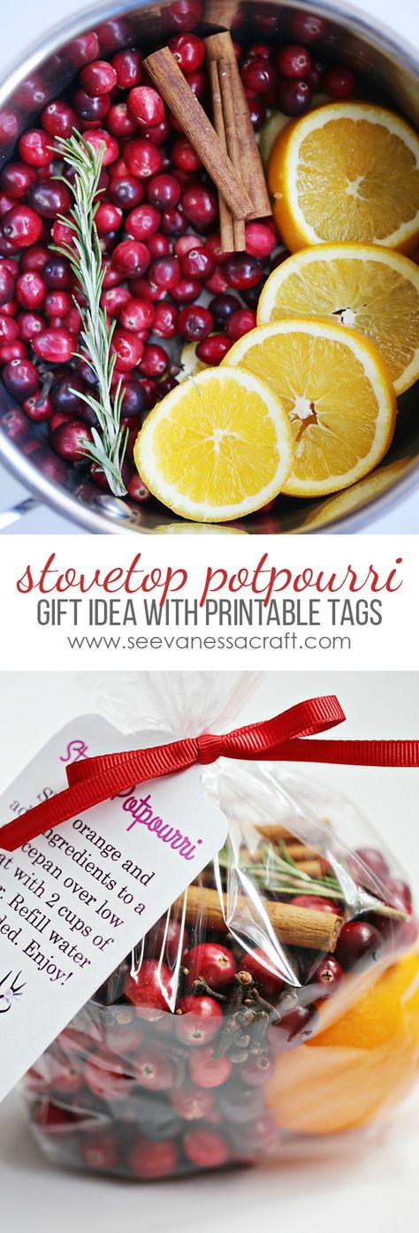 Christmas: Stovetop Potpourri Gift Idea - See Vanessa Craft Christmas Stovetop Potpourri Gift, Stovetop Potpourri Gift, Christmas Stovetop Potpourri, Holiday Potpourri, Potpourri Stovetop, Homemade Potpourri, Potpourri Gift, Simmer Pot Recipes, Stove Top Potpourri