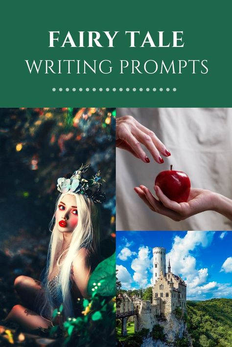 Everyone knows the old, familiar fairy tales of evil queens, curses, and heroic princes. Why not write your own? Get inspired with these fairy tale writing prompts and story ideas. Fairy Story Ideas, Fairytale Story Ideas, Princess Story Ideas, Curse Ideas Writing, Ya Writing Prompts, How To Write A Fairy Tale, Fairytale Writing Prompts, Fairy Tale Prompts, Fairy Tale Writing Prompts