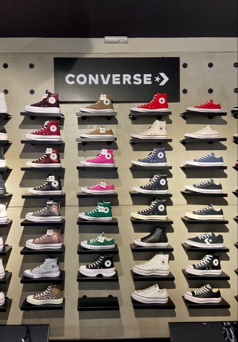 Sneakers Collection Aesthetic, Converse Shoes Collection, Converse Store, Converse Collection, Converse Design, Converse Girls, Dream Shoe, Cute Converse, Hamilton Island