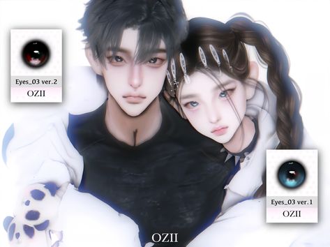 ozii_eyes_03 | Patreon Sims 4 Douyin, Sims Cc, Face Painting, Sims 4