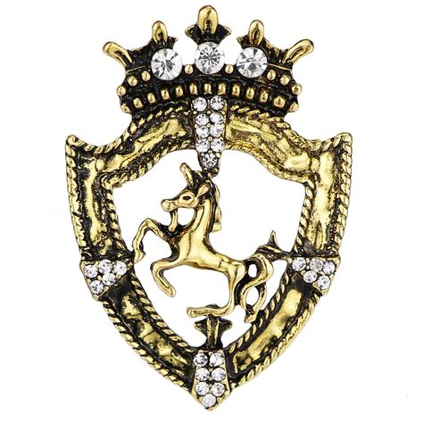 Find More Brooches Information about i Remiel New Vintage Rhinestone Small Crown Prancing Brooch for Men's Suit Corsage Horse Lapel Pin Badge Clothing & Accessories,High Quality Brooches from iRemiel Store on Aliexpress.com Horse Clothing, Crown Brooch, Elegant Horse, Crown For Women, Rome Antique, Lapel Brooch, Brooch Men, Rhinestone Crown, Queen Crown