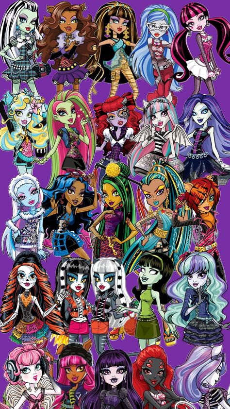 #monsterhigh #monsterhighaesthetic #monsterhighcharacters #frankiestein #clawdeenwolf #cleodenile #ghouliayelps #draculaura #lagoonablue #venusmcflytrap #operetta #rochellegoyle #spectravondergeist #abbeybominable #robeccasteam #jinafirelong #neferadenile #toraleistripe #skelitacalaveras #meowlody #purrsephone #scarahscreams #twylaboogeyman #cacupid #howleenwolf #elissabat #wydownaspider #catrinedemew Monster High School Characters, Operetta Halloween Costume, Monster High Movie Outfits, Monster High Dolls Costume, Moster High Dti Outfit, Monster High Draculaura Outfits, Operetta Cosplay, Elissabat Monster High, Meowlody And Purrsephone